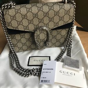 Gucci Mini Dionysus GG Supreme Shoulder Bag